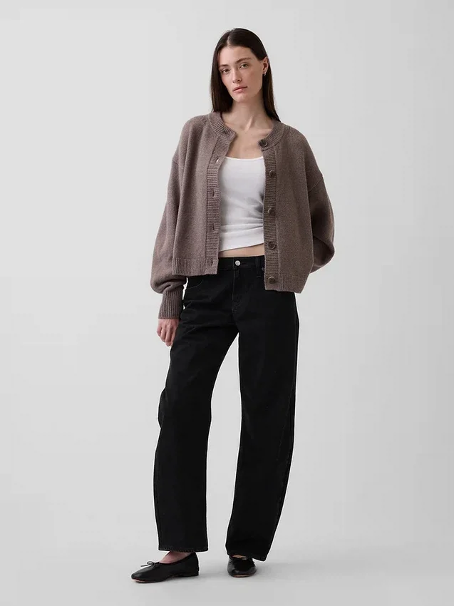 Cardigan oversize de punto grueso CashSoft