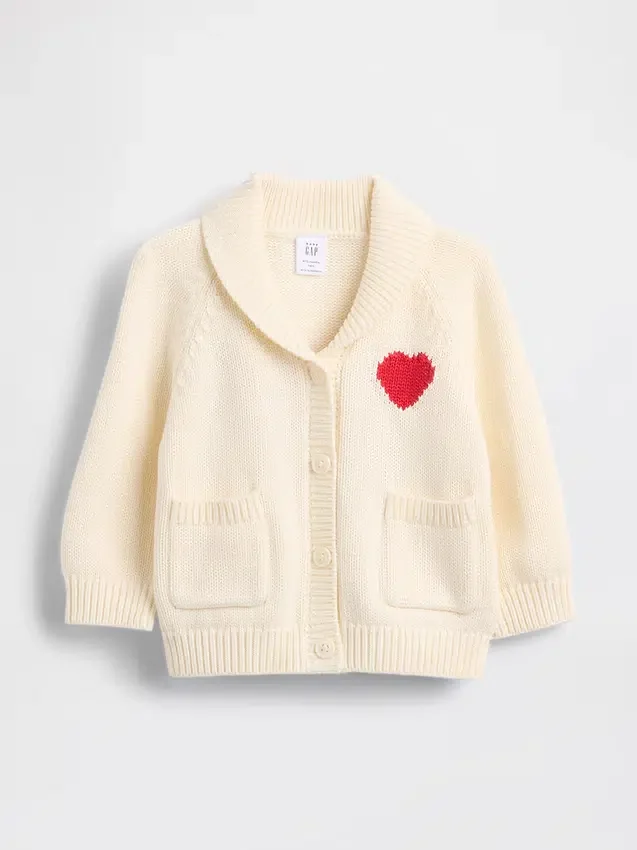 Cardigan tipo chal «Baby Love»