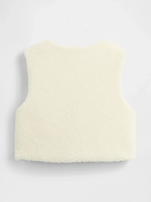 Chaleco de sherpa para bebés y niños pequeños