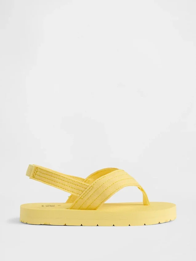 Chanclas de lona para niños pequeños