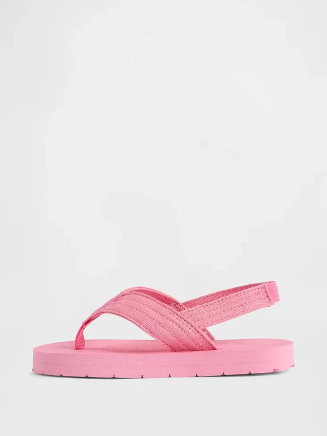 Chanclas de lona para niños pequeños
