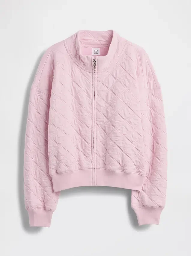 Chaqueta acolchada con cremallera de talla grande para niños