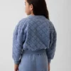 Chaqueta acolchada con cremallera de talla grande para niños