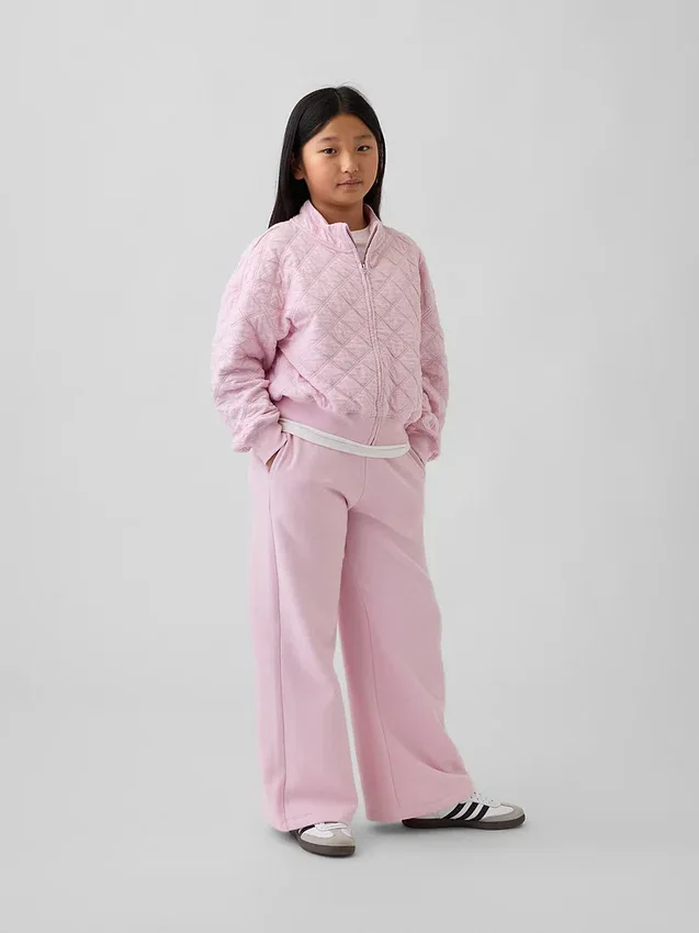 Chaqueta acolchada con cremallera de talla grande para niños