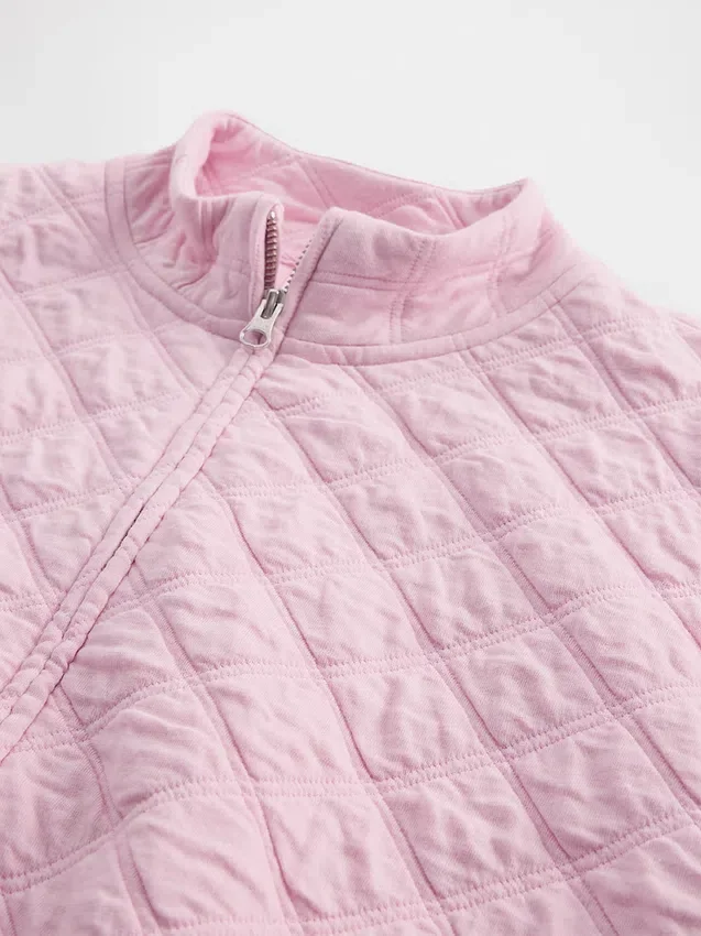 Chaqueta acolchada con cremallera de talla grande para niños