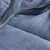 Chaqueta acolchada de mezclilla con forro abrigado para niños