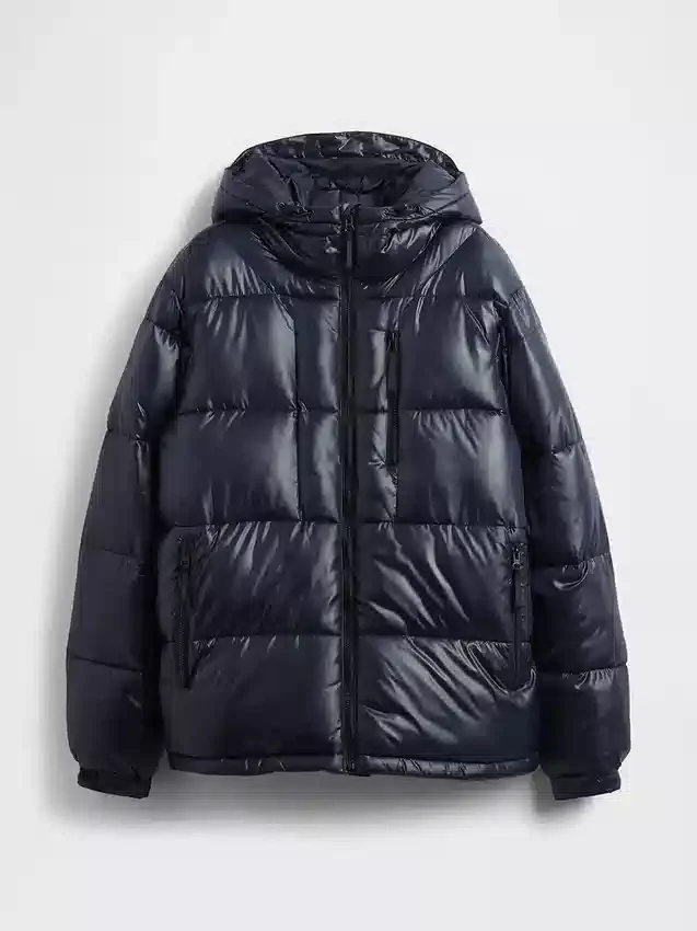 Chaqueta acolchada gruesa reciclada