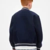 Chaqueta bomber con logo universitario para niños