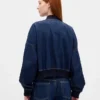 Chaqueta bomber de mezclilla ultrasuave