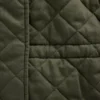 Chaqueta de campo acolchada con cinturón