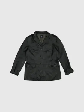 Chaqueta de cuero Gapvintage para mujer de los años 90 - L