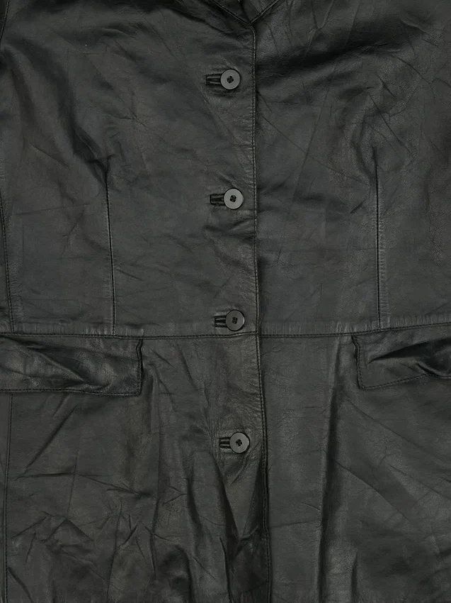 Chaqueta de cuero Gapvintage para mujer de los años 90 - L