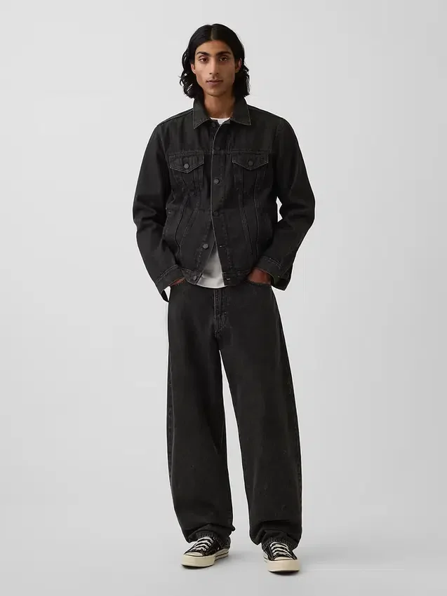 Chaqueta de mezclilla clásica icónica para adultos