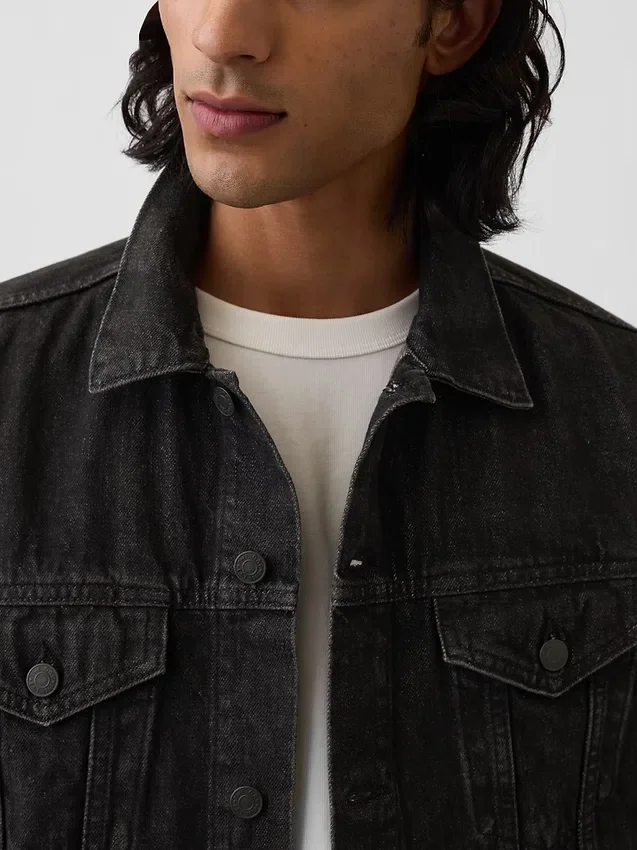Chaqueta de mezclilla clásica icónica para adultos