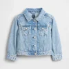 Chaqueta de mezclilla con corazón para bebés y niños