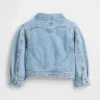 Chaqueta de mezclilla con corazón para bebés y niños