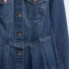 Chaqueta de mezclilla con peplum