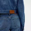 Chaqueta de mezclilla corta y holgada GAP × Victoria Beckham