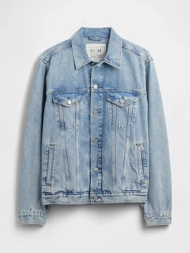 Chaqueta de mezclilla icónica clásica