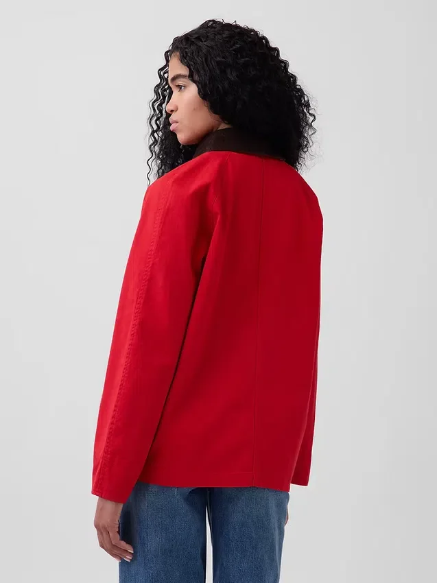 Chaqueta de trabajo oversize
