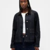 Chaqueta de trabajo tipo swing de mezclilla ultrasuave
