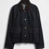 Chaqueta de trabajo tipo swing de mezclilla ultrasuave