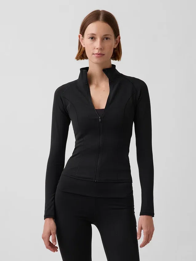 Chaqueta GapFit Smooth con cremallera