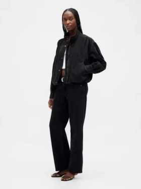Chaqueta tipo burbuja de mezclilla