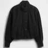 Chaqueta tipo burbuja de mezclilla