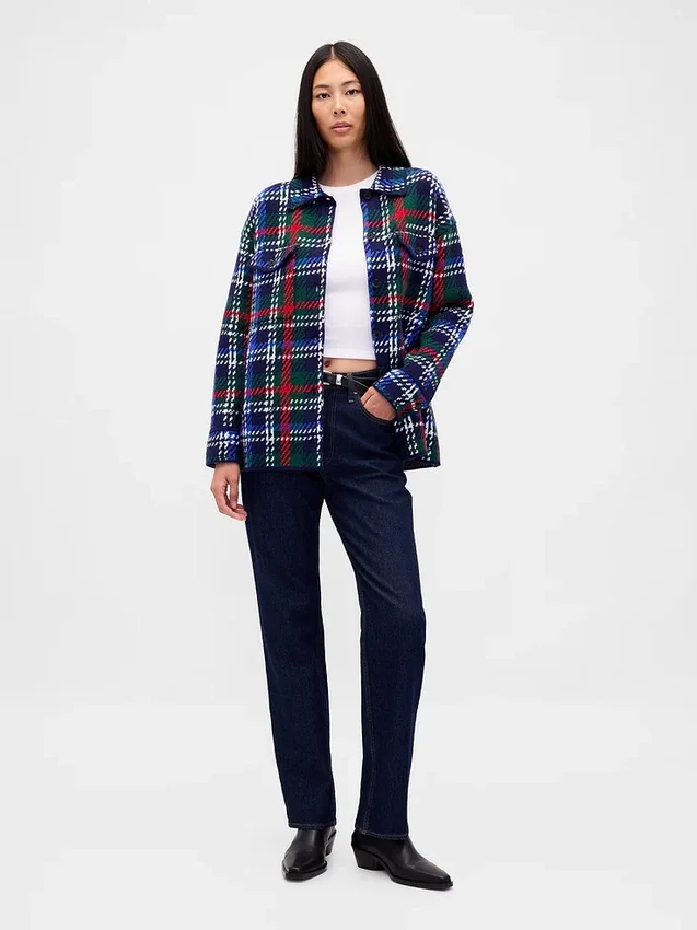 Chaqueta tipo camisa oversize CashSoft