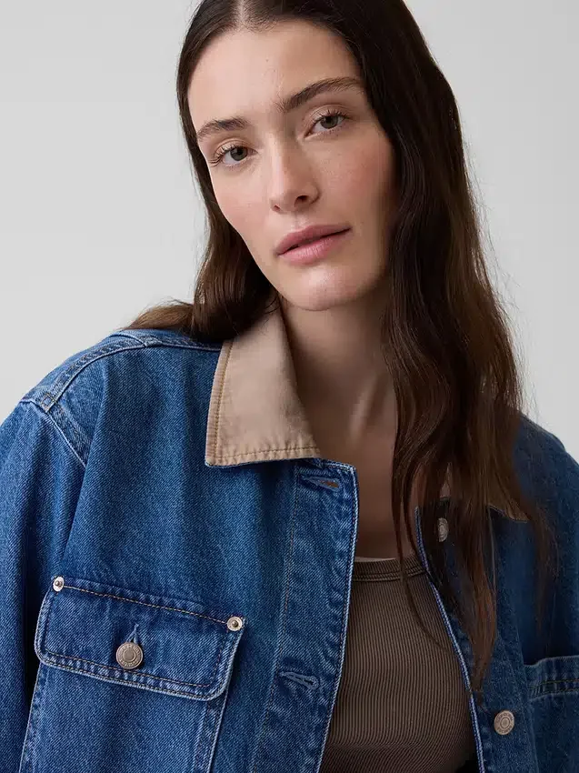 Chaqueta vaquera de estilo granero