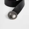 Cinturón de cuero estilo vaquero