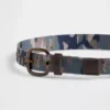 Cinturón de malla con estampado de camuflaje para niños