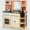 Cocina de juguete color crema