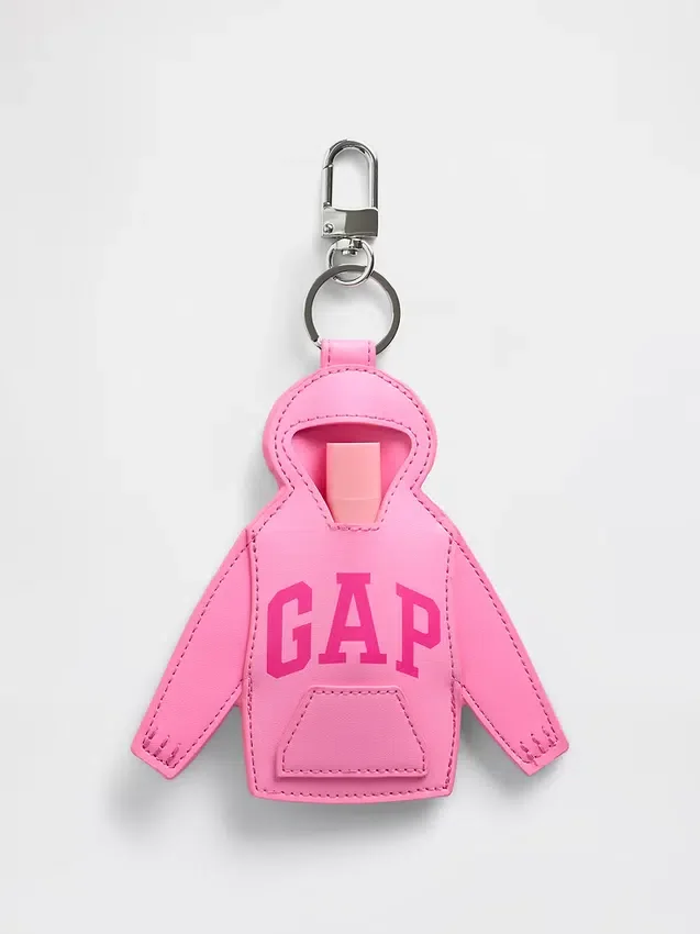 Colgante para bolsa con diseño de sudadera con capucha y logotipo