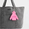 Colgante para bolsa con diseño de sudadera con capucha y logotipo