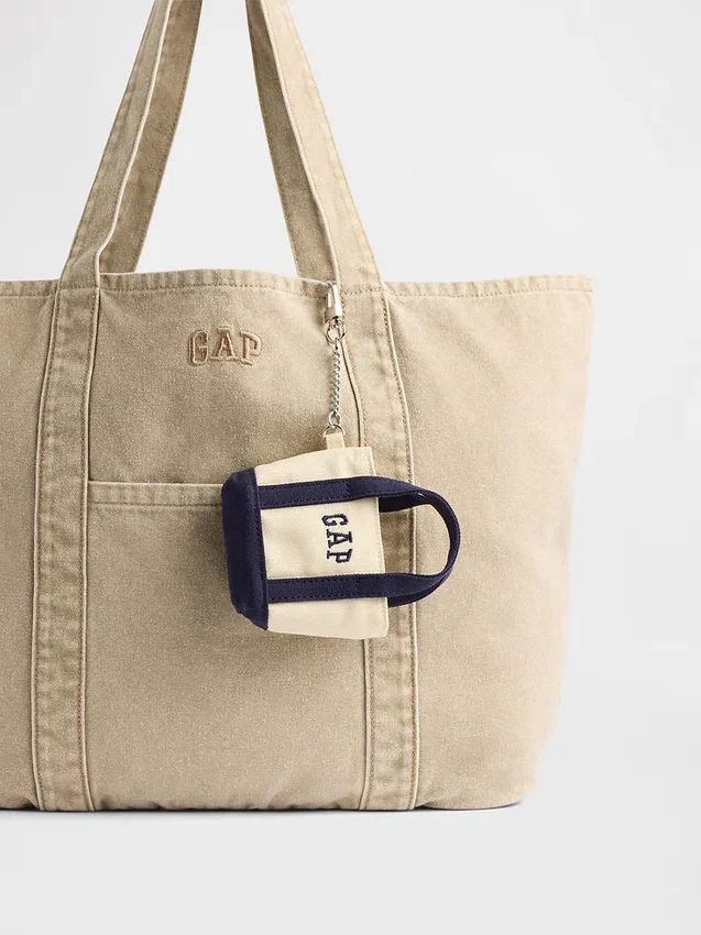 Colgante para bolsa de tela con logotipo