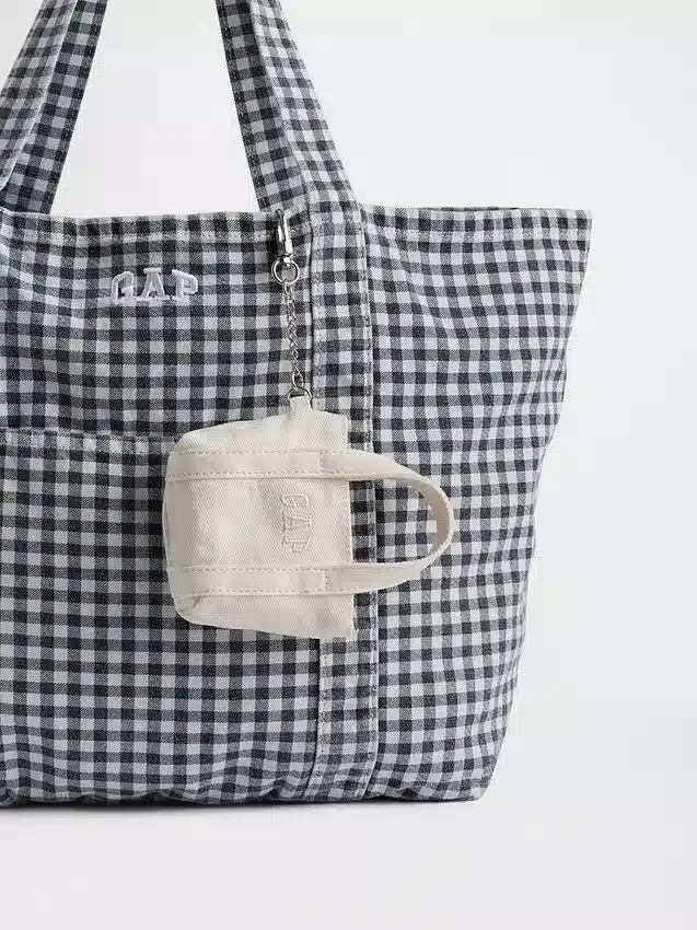 Colgante para bolsa de tela con logotipo