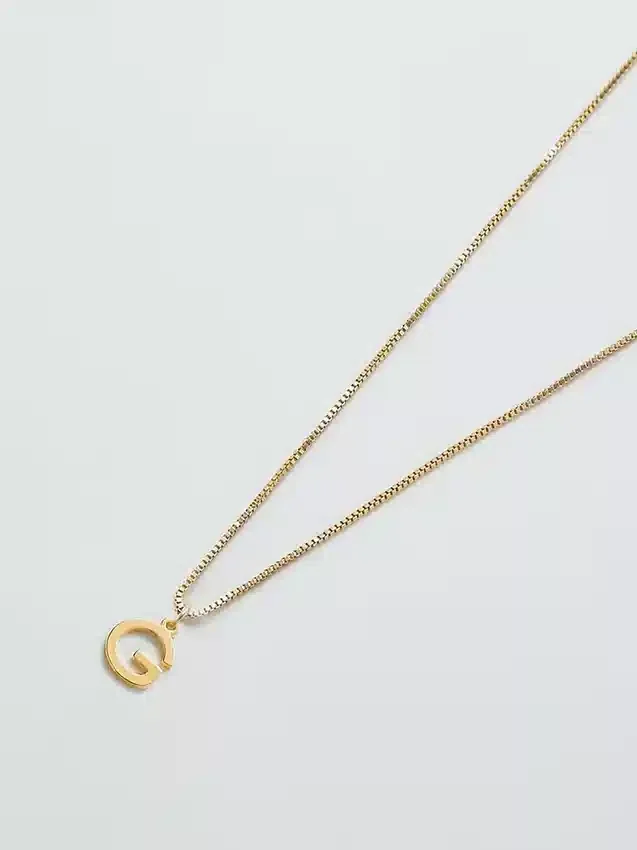 Collar delicado con iniciales de oro de Admiral Row