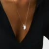 Collar Mini Pebble de plata de Ana Luisa