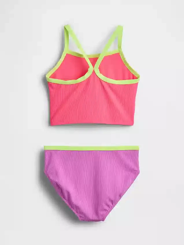 Conjunto de baño de dos piezas tipo tankini para niños
