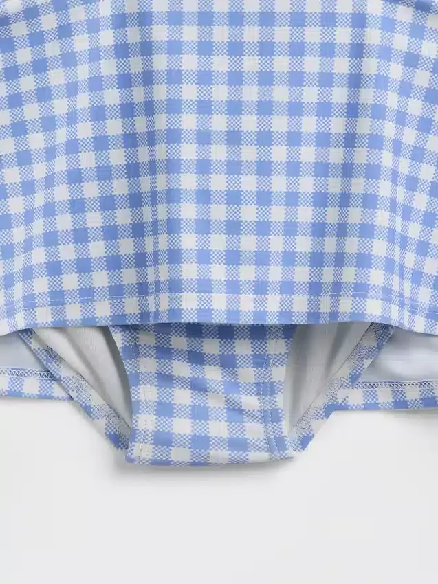 Conjunto de baño para niños con tankini y falda-pantalón