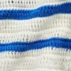 Conjunto de bebé con rayas de ganchillo