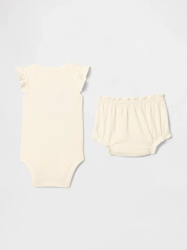 Conjunto de body con osito Supima® para bebés