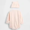 Conjunto de body y gorrito «Baby Softspun Bear Bubble»