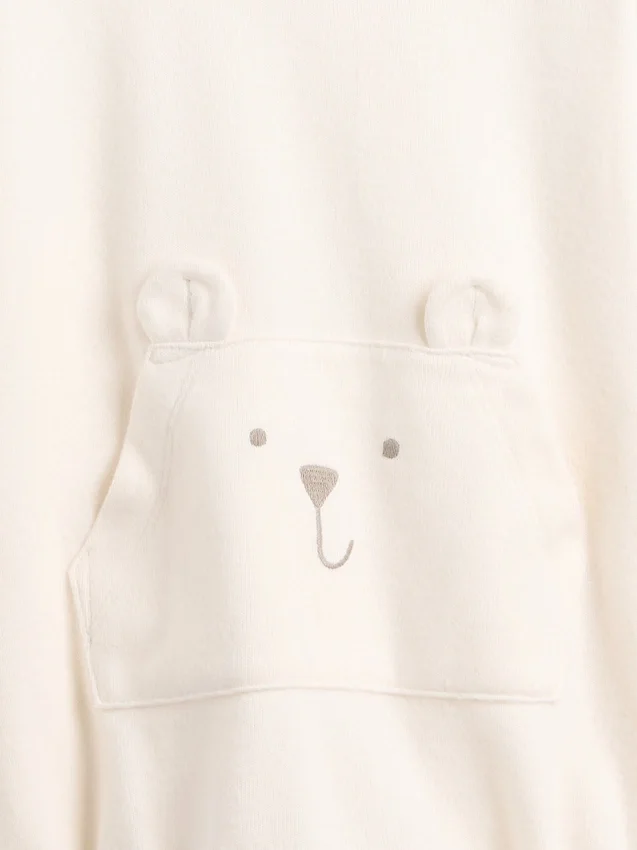 Conjunto de body y gorrito «Baby Softspun Bear Bubble»