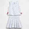 Conjunto de falda-pantalón con moño Vintagesoft para Bebé y Niño