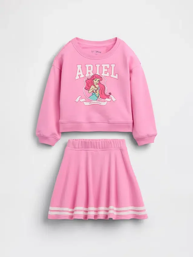 Conjunto de falda-pantalón de felpa Vintagesoft de GAP × Disney para Bebés y Niños