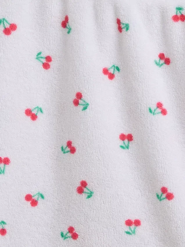 Conjunto de falda-pantalón de rizo para niños