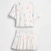 Conjunto de falda-pantalón para bebés y niños pequeños
